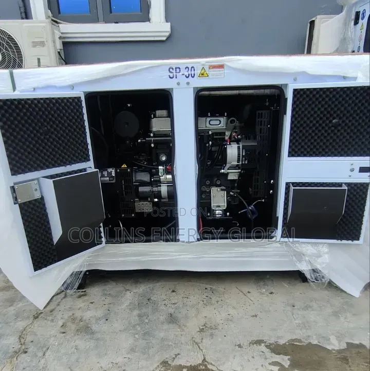 30kva Brand New Uk Perkins Soundproof Copper Coil Generator