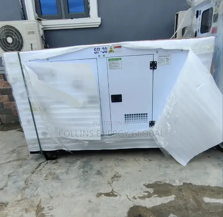 30kva Brand New Uk Perkins Soundproof Copper Coil Generator