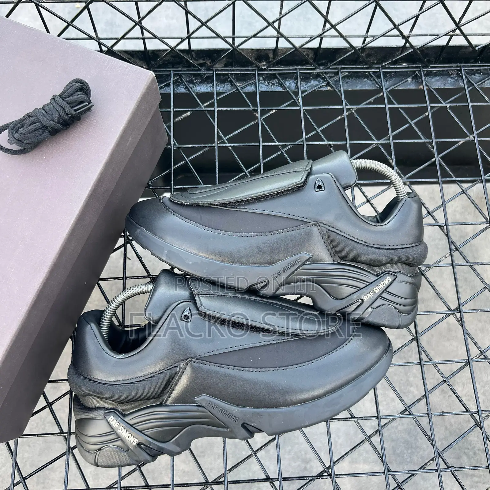Original Raf Simons Antei Leather Sneakers
