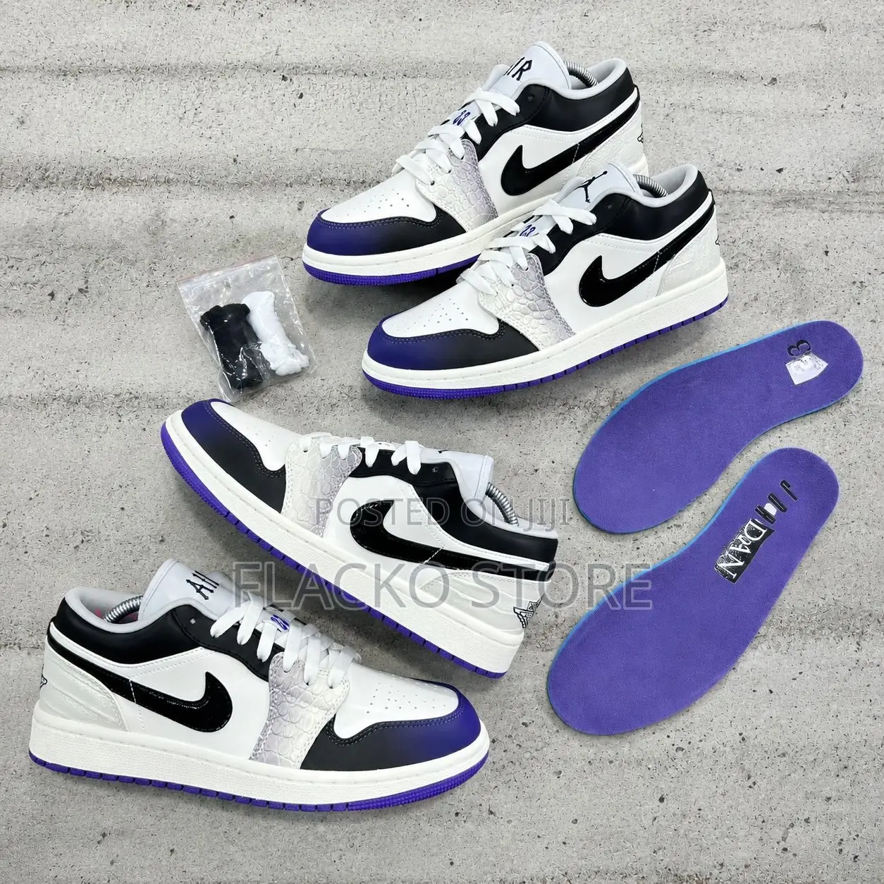 Original Air Jordan 1 Low Se Punk Rock Sneakers