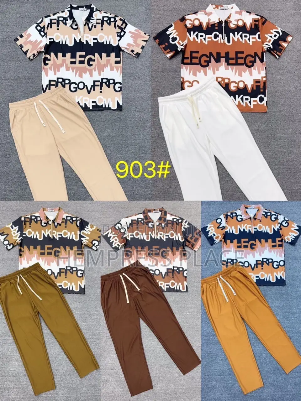 Luxury Men 2pcs Up and Down