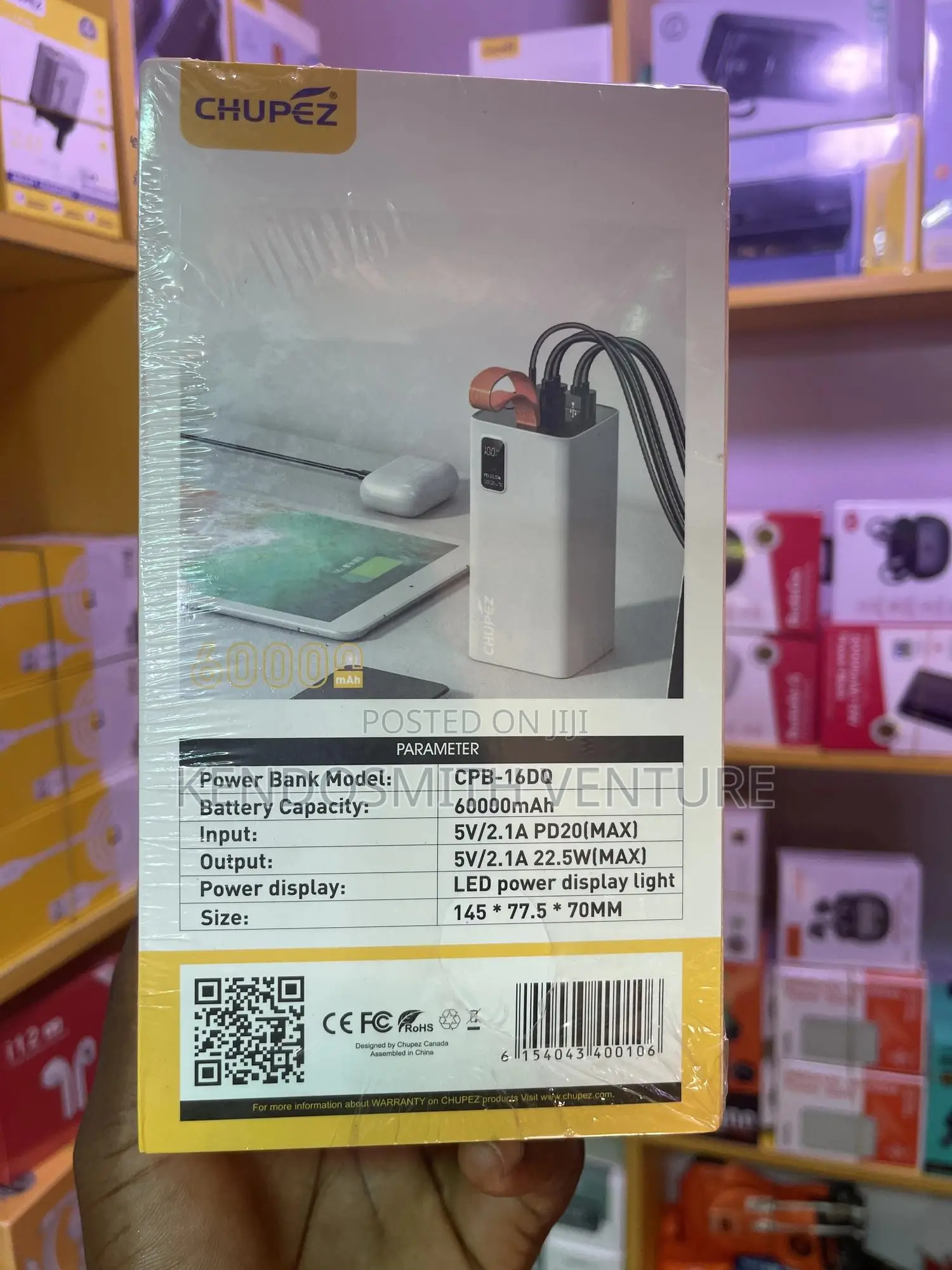 Chupez 60000mah Fast Charging Power Bank (Cpb-16dq)