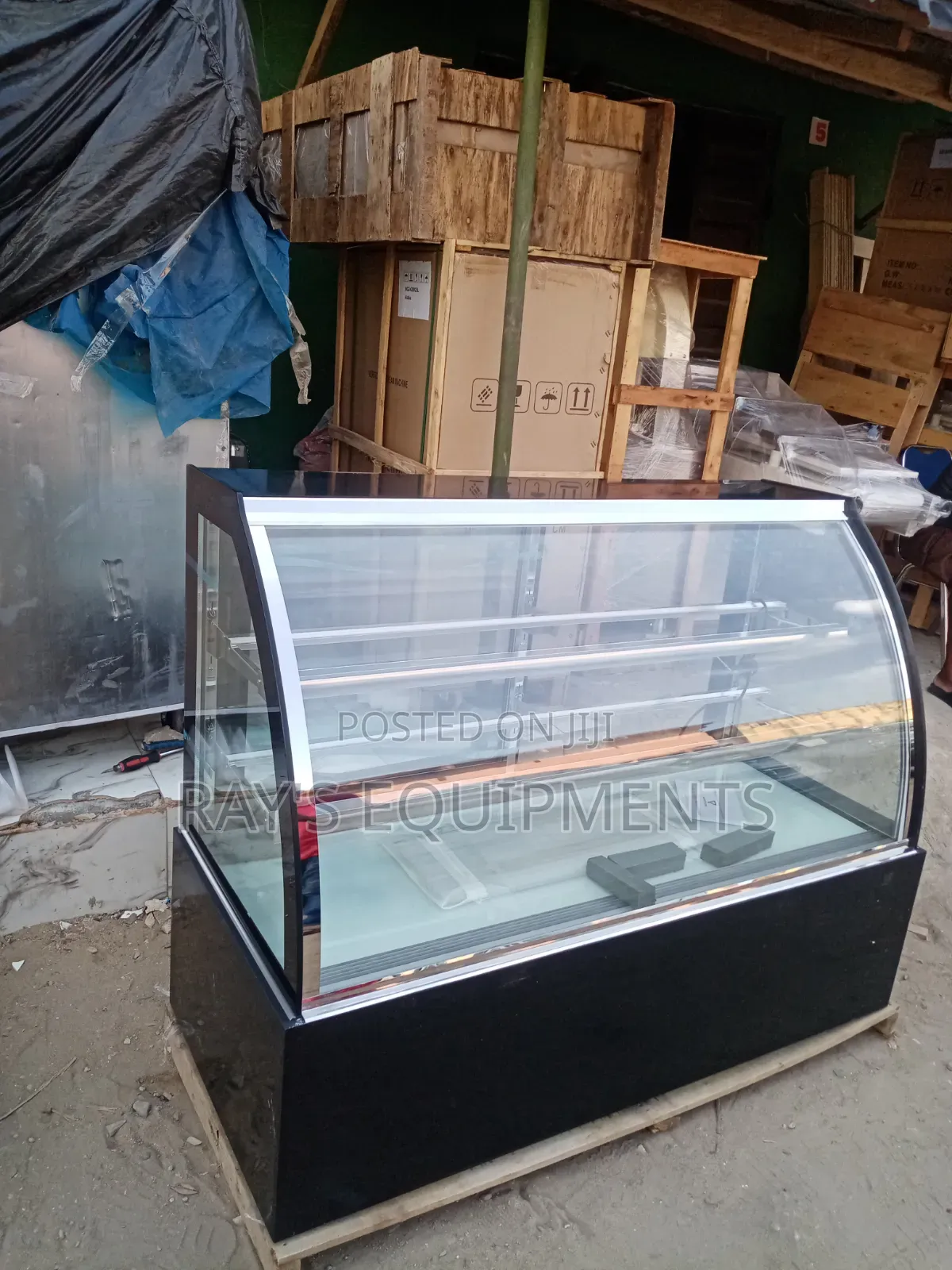 4ft/5ft/6ft Curved Glass Cake Display Chiller