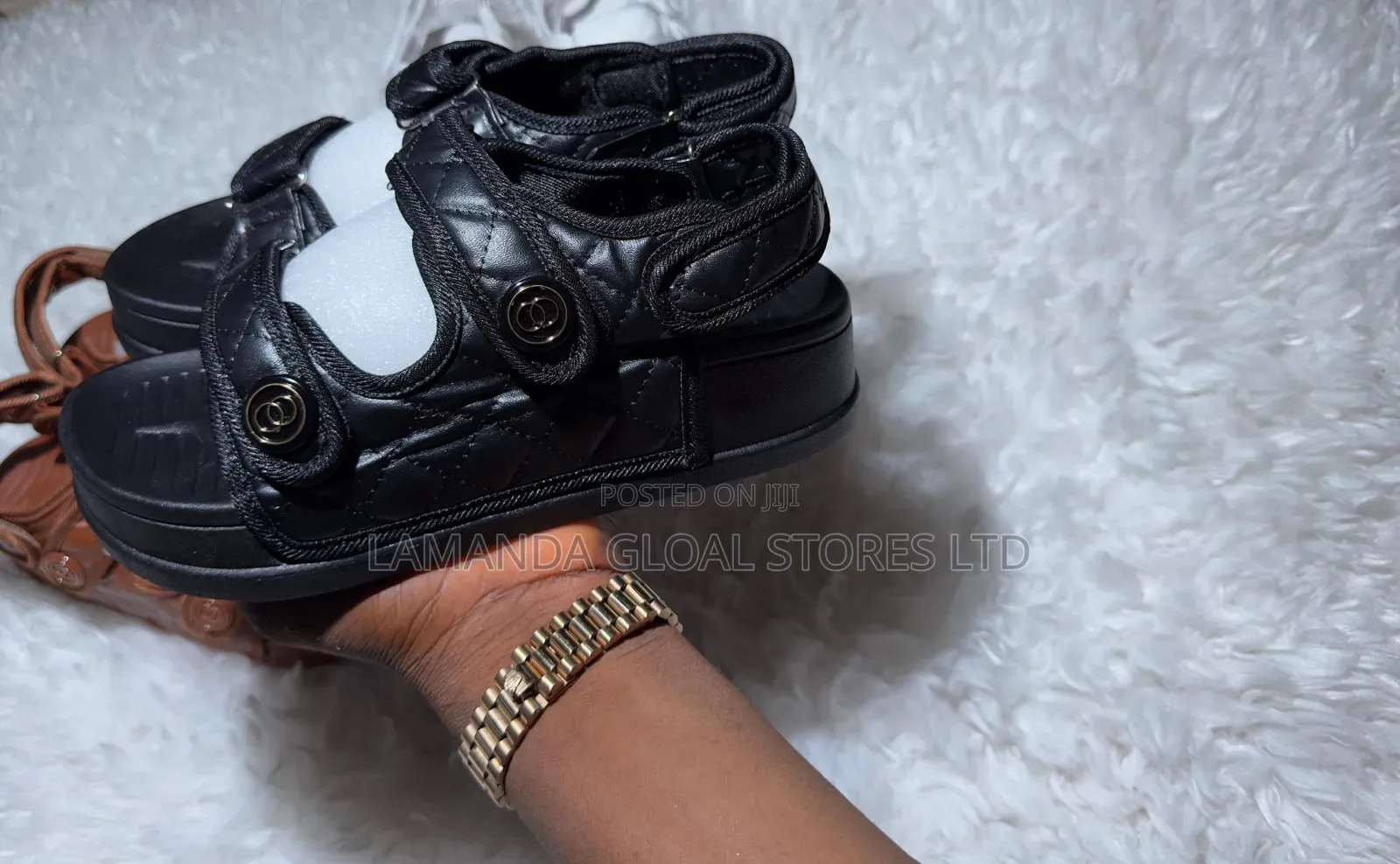 Premium Quilted Platform Sandals