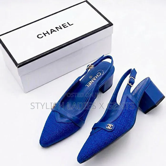 Chanel Wool Tweed Slingback