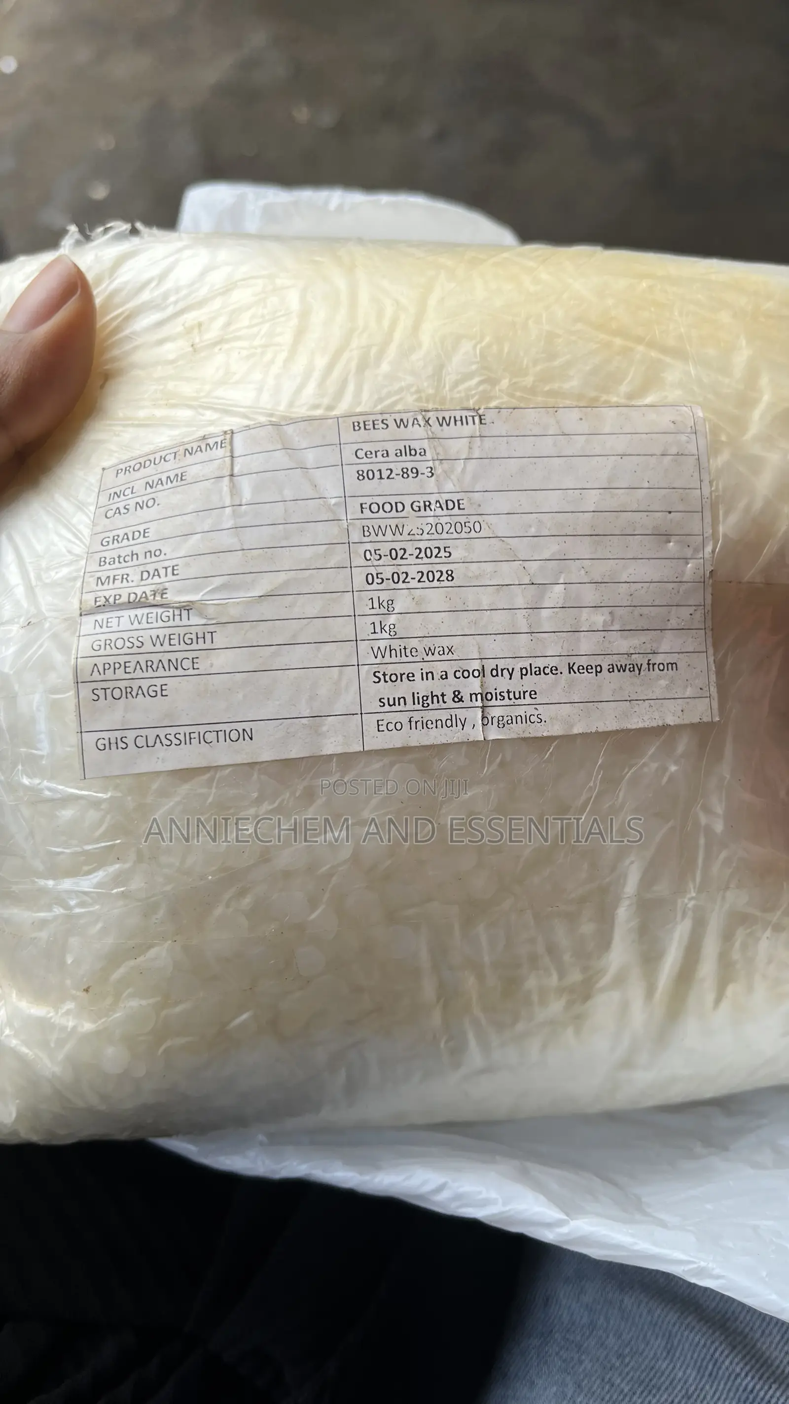Beeswax(White)1kg