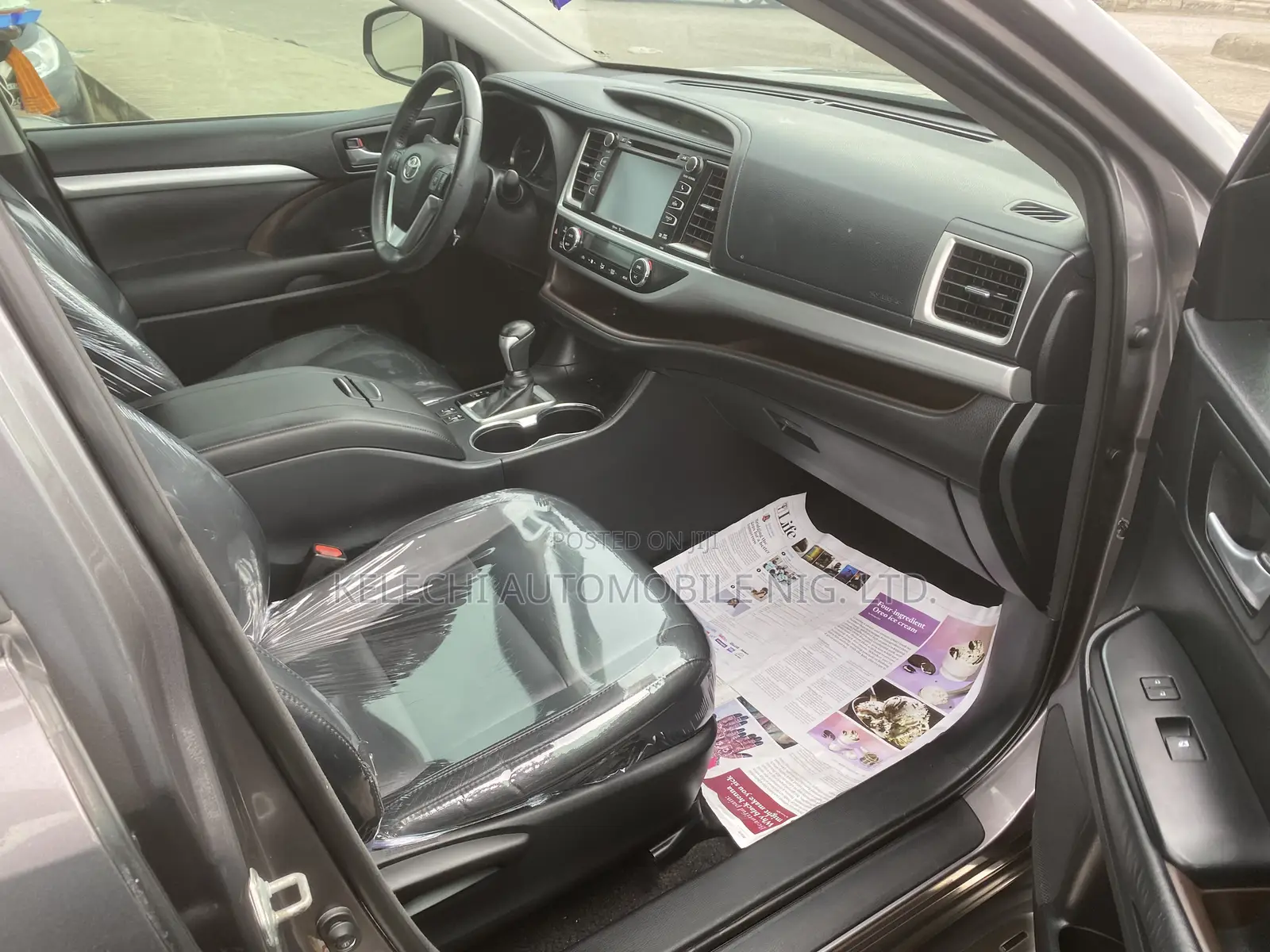 Toyota Highlander XLE V6 4x4 (3.5L 6cyl 6A) 2016 Gray