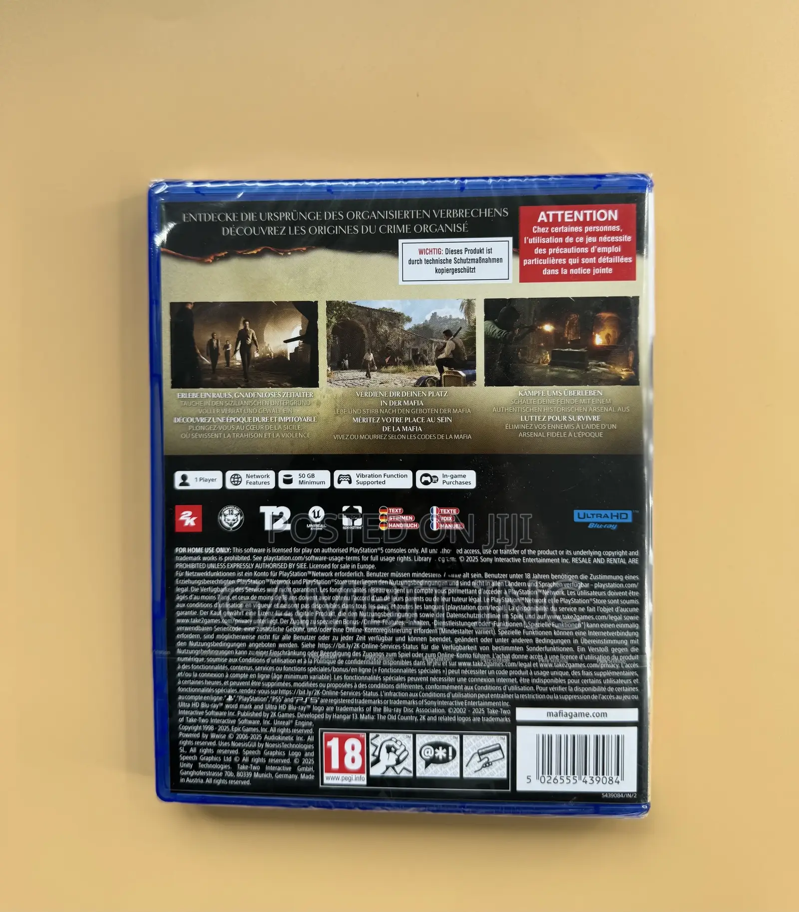 Playstation 5 Mafia the Old Country