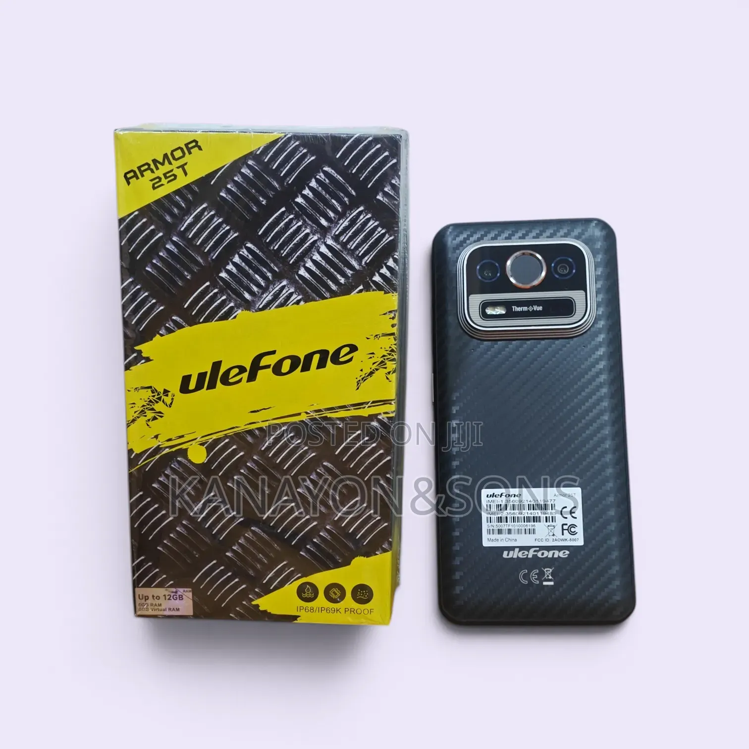 New Ulefone Armor 25T 256 GB Black