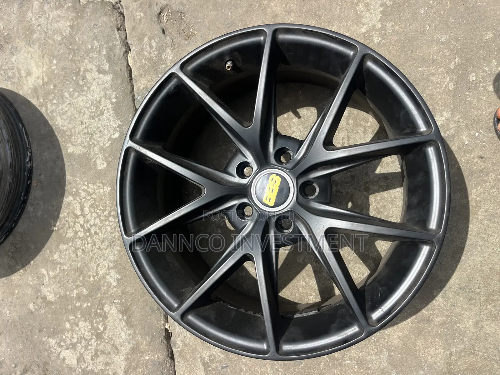 18 BBS Rim Mart Black Oem
