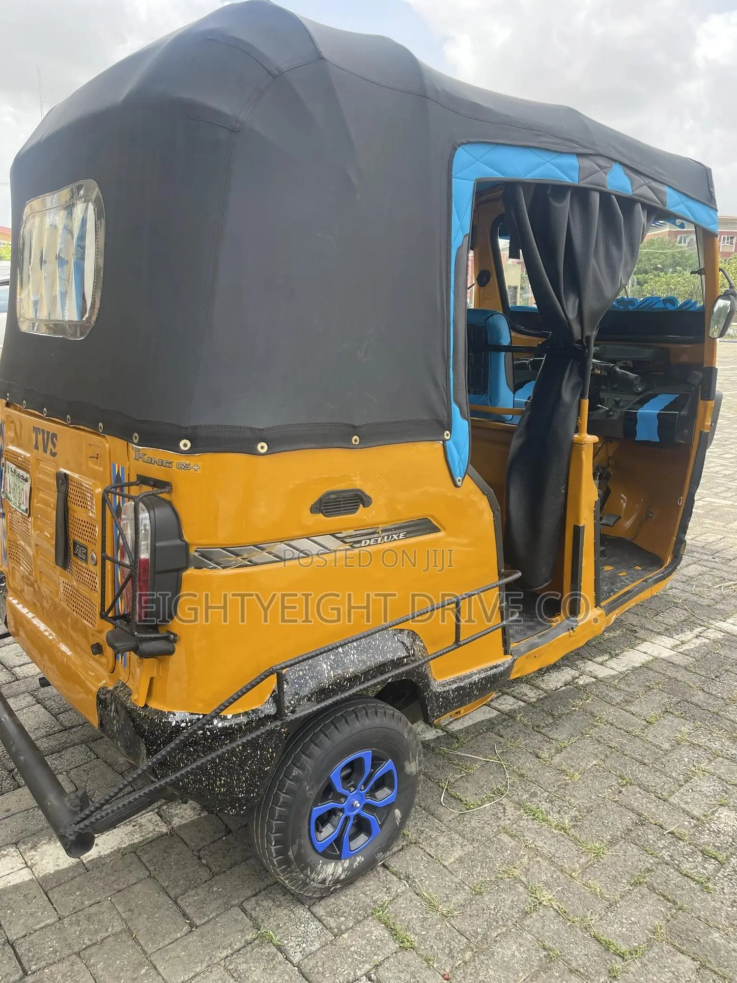 TVS King Deluxe Plus iTouch Start 2024 Yellow