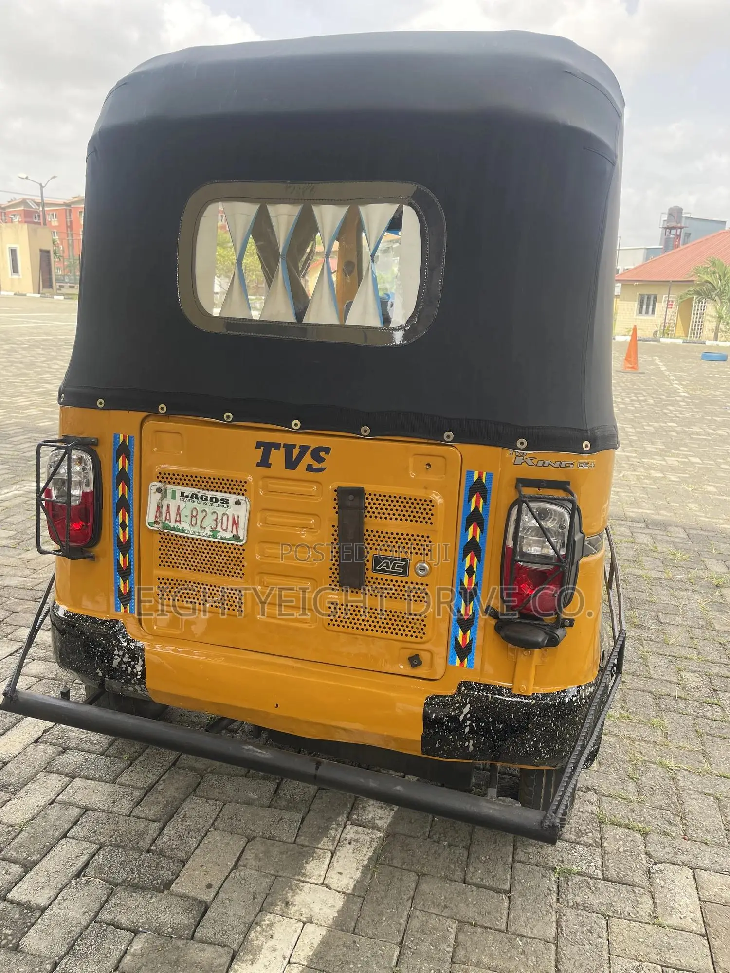 TVS King Deluxe Plus iTouch Start 2024 Yellow