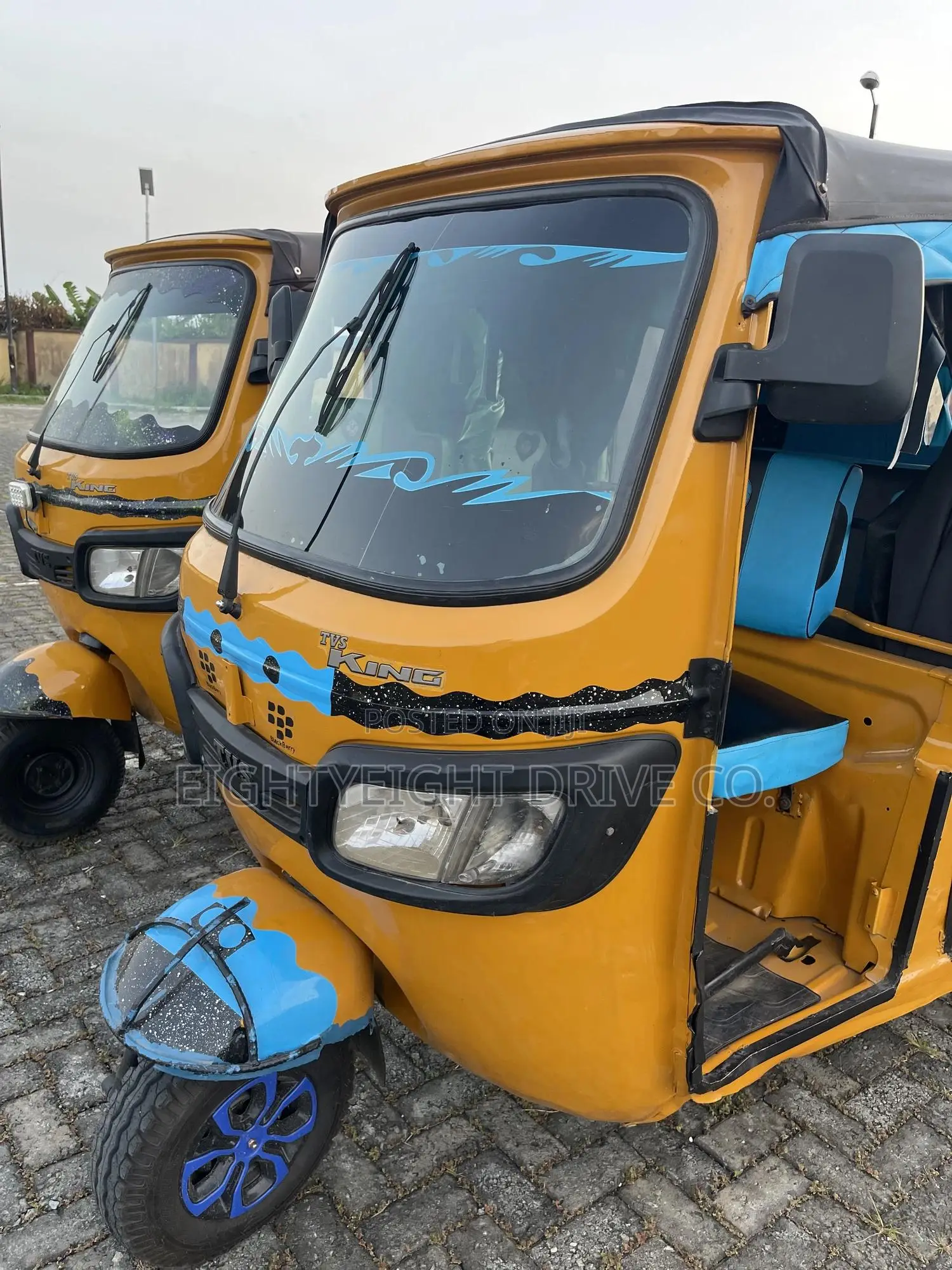 TVS King Deluxe Plus iTouch Start 2024 Yellow