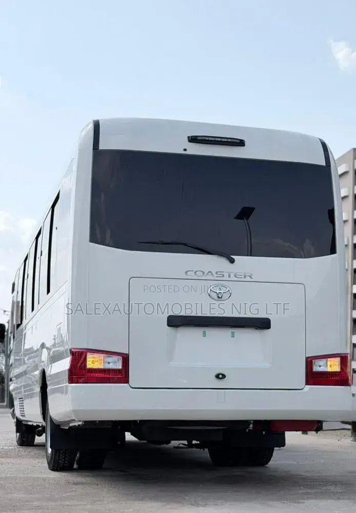 New Toyota Coaster 2025 White
