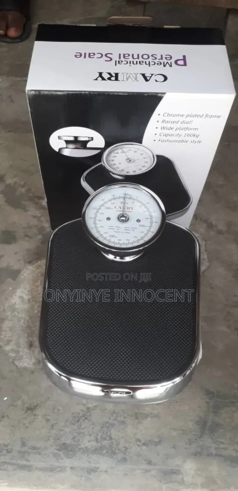 Camry Premium Mechanical Personal Scale - 160kg Capacity