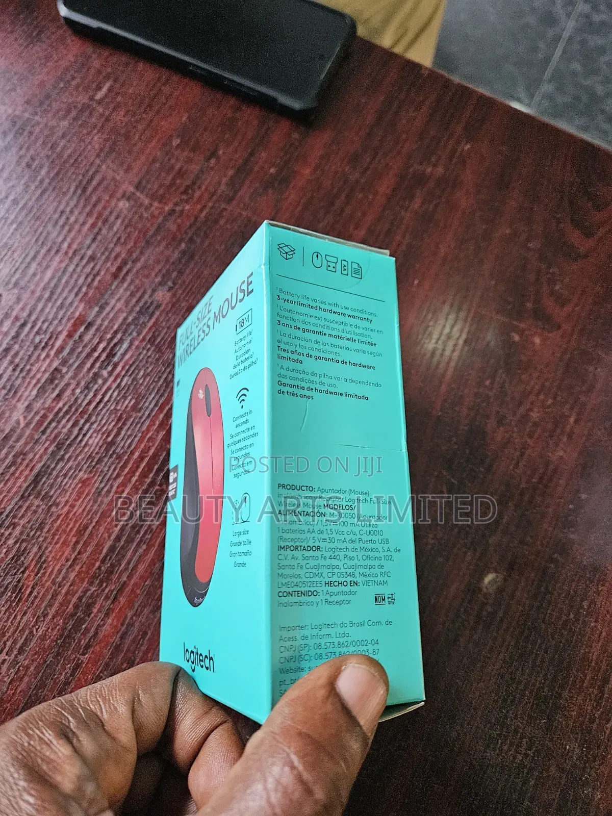 Full Size Wireless Logitech Mouse