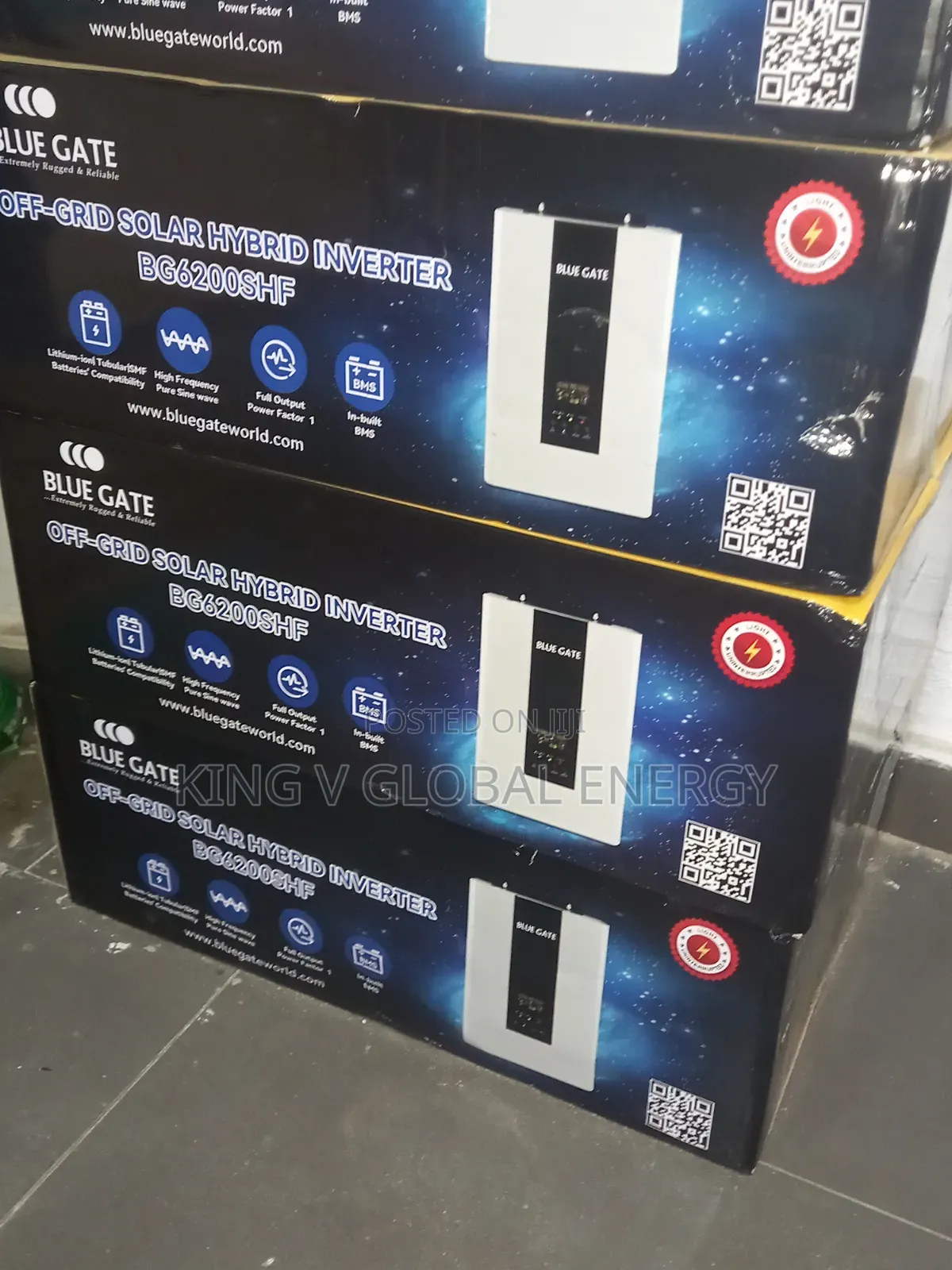 Bluegate 6.2kva/48v Hybrid Solar Inverter