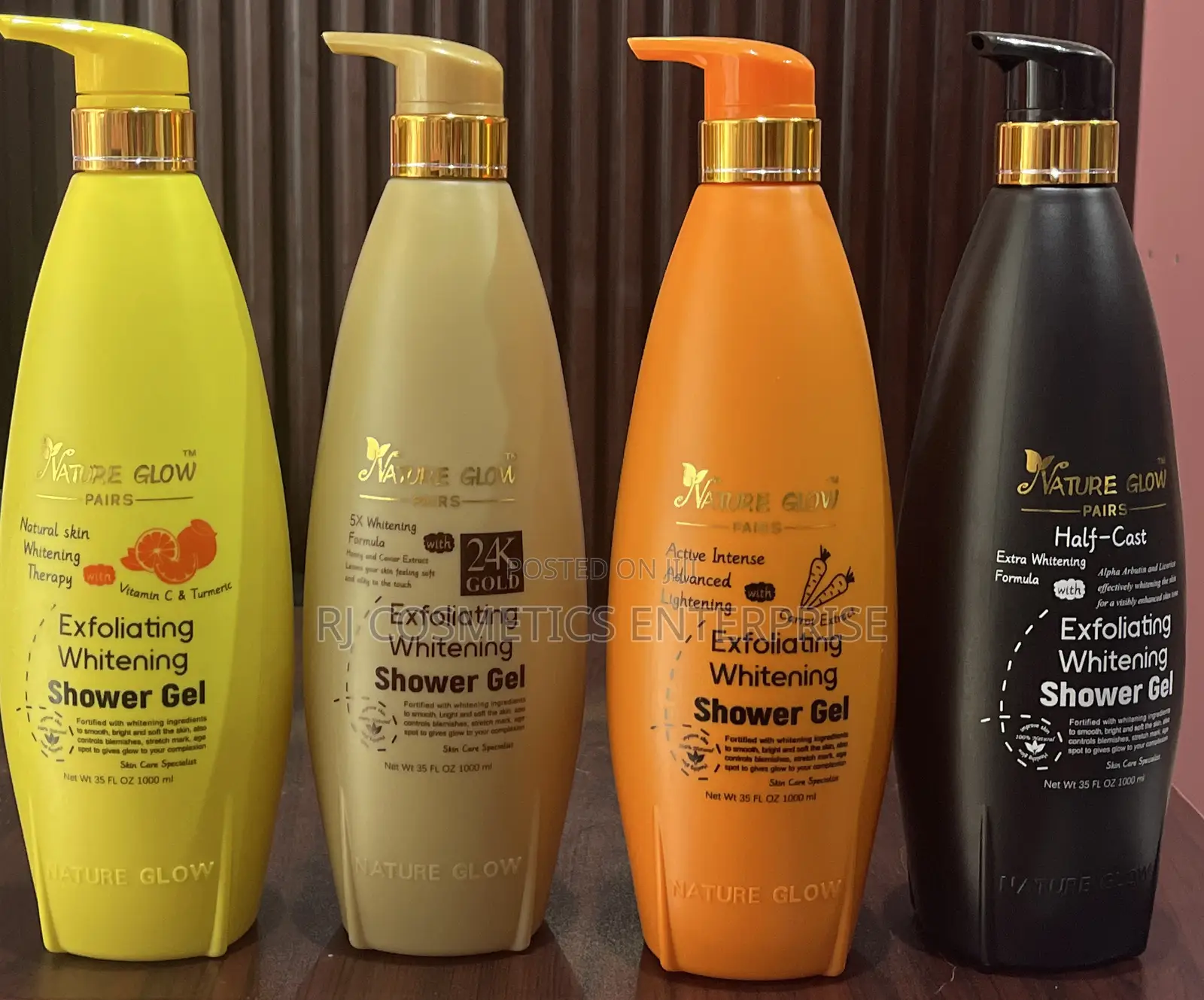 Nature Glow Exfoliating Whitening Shower Gel