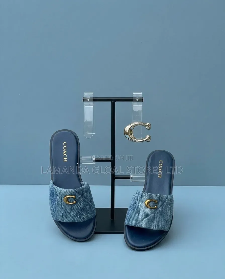 New Women's Designer Quilted Flat Slides