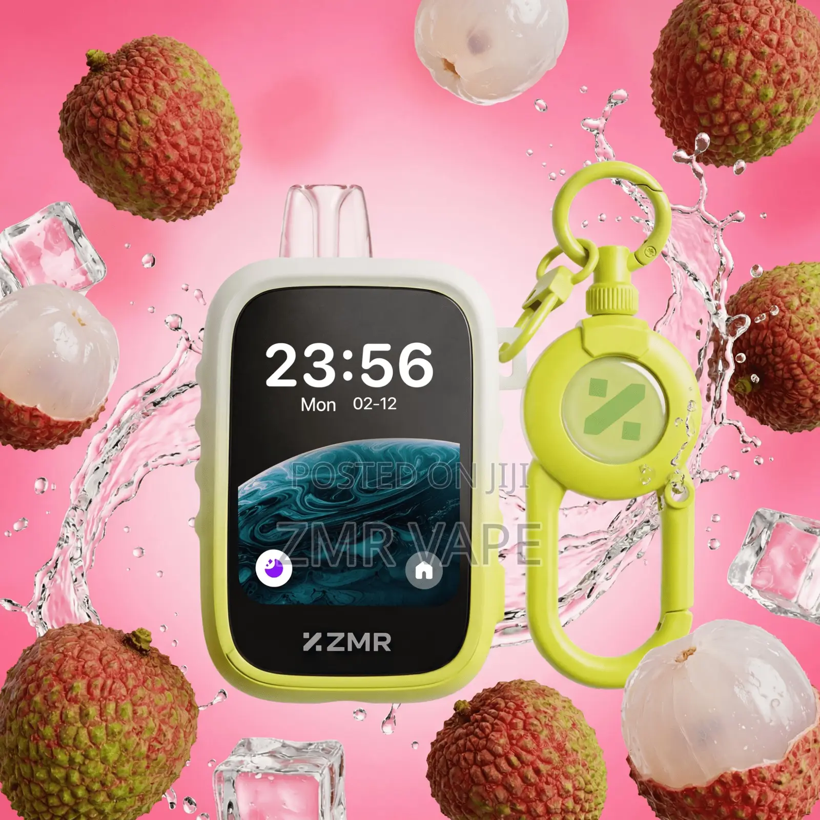 ZMR 30000puffs Litchi Ice Vape Disposable Chargable Screen Puff