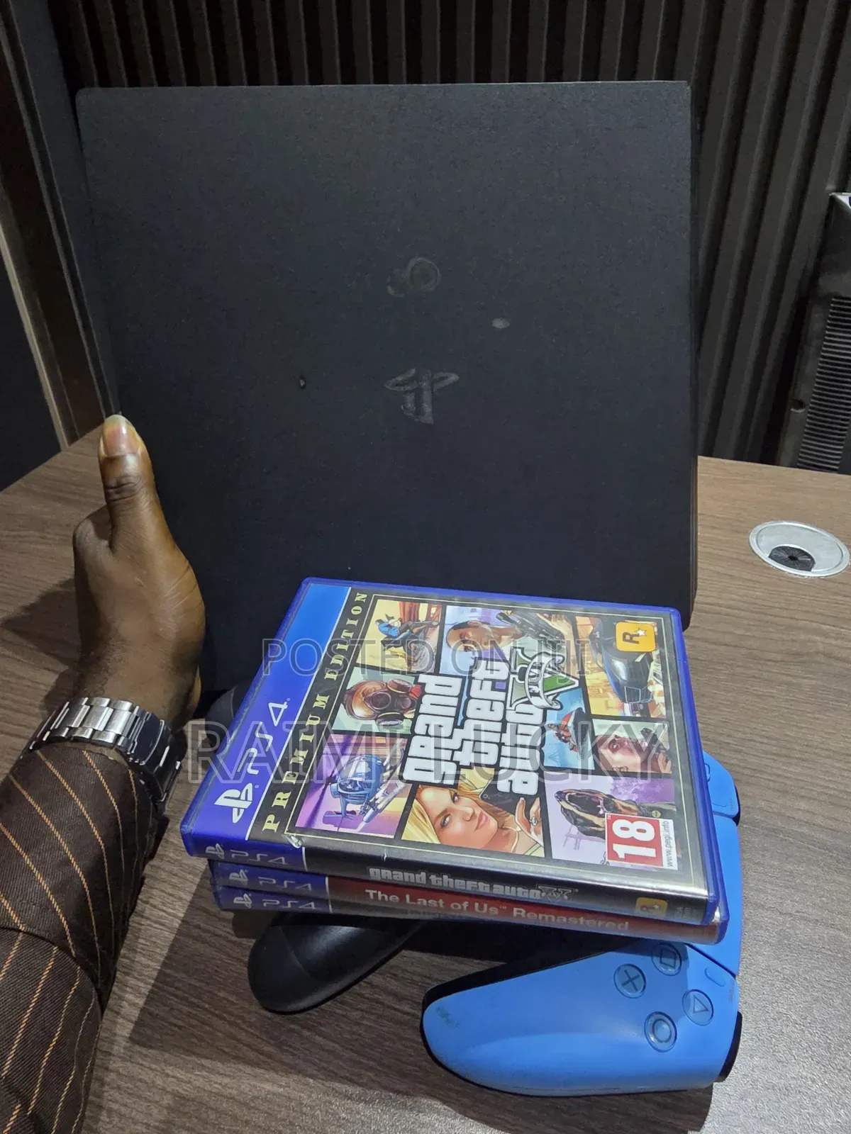 Ps4 Pro Console Used With Extra Pad and 3 CDS
