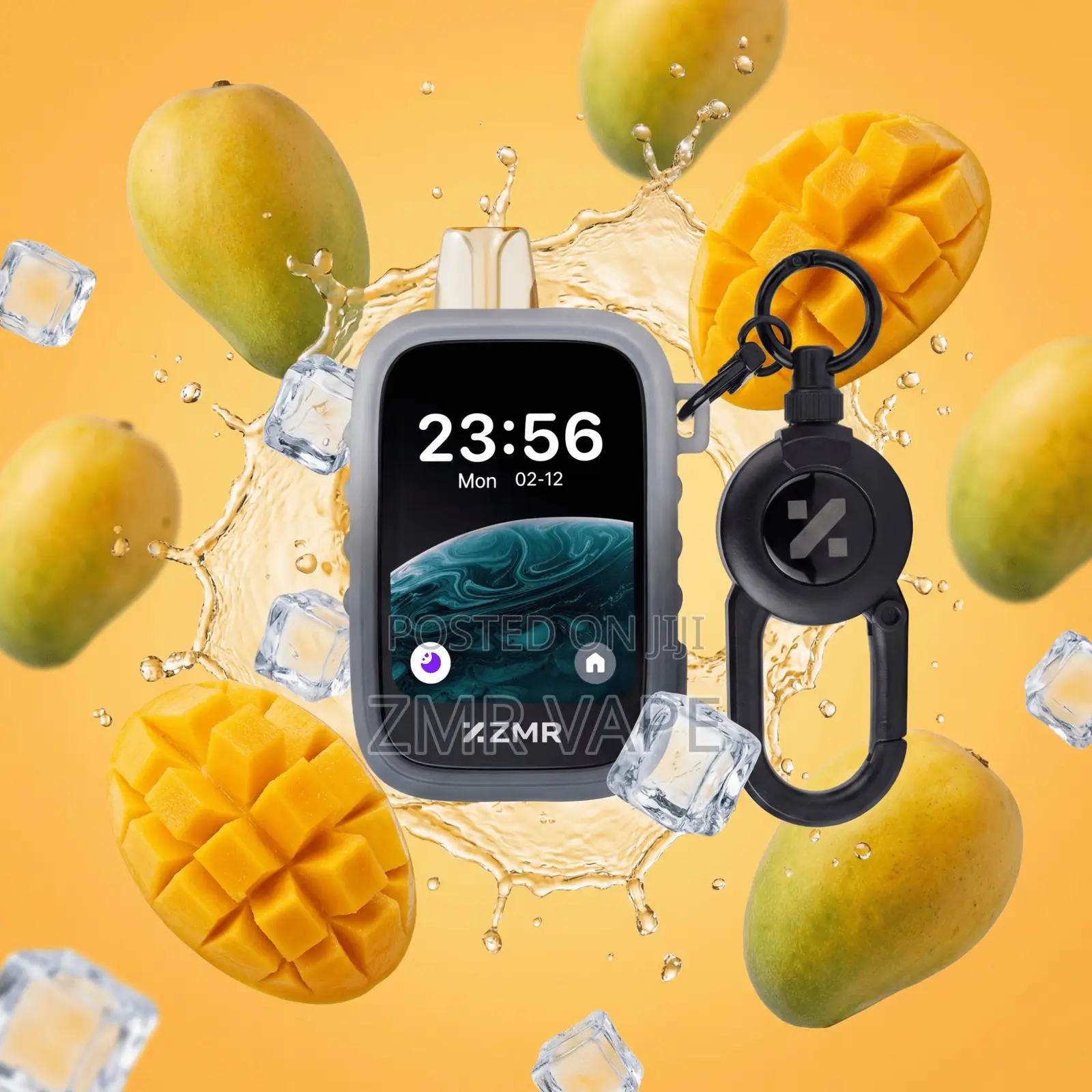 Zmr30000puffs Mango Ice Vape Refillable Screen Rechargable Puff Shisha