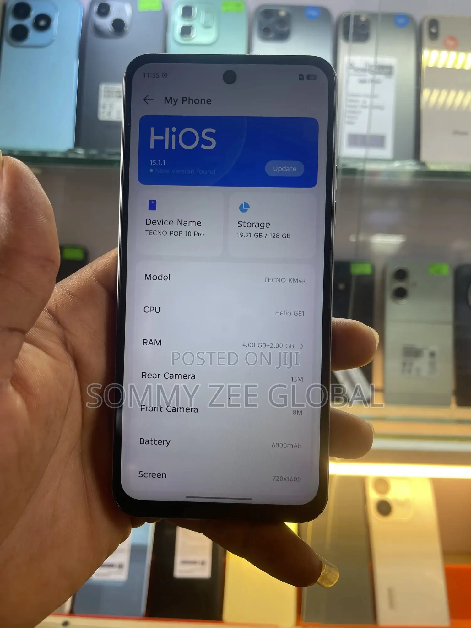 Tecno Pop 10 Pro 128 GB Black