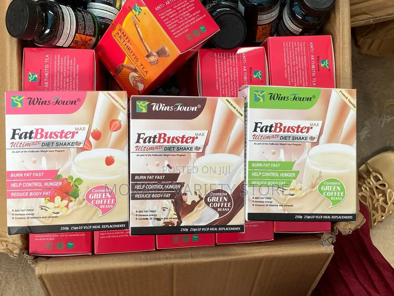 Fat Buster Shake in Different Variants 250gram (10 Sachets)