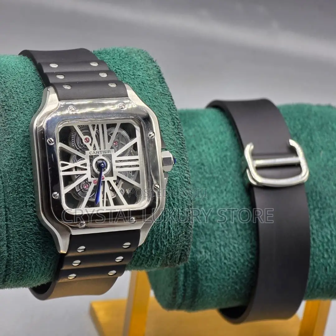 Cartier Santos Quality Luxury Men Automatic Engine Wristwatch