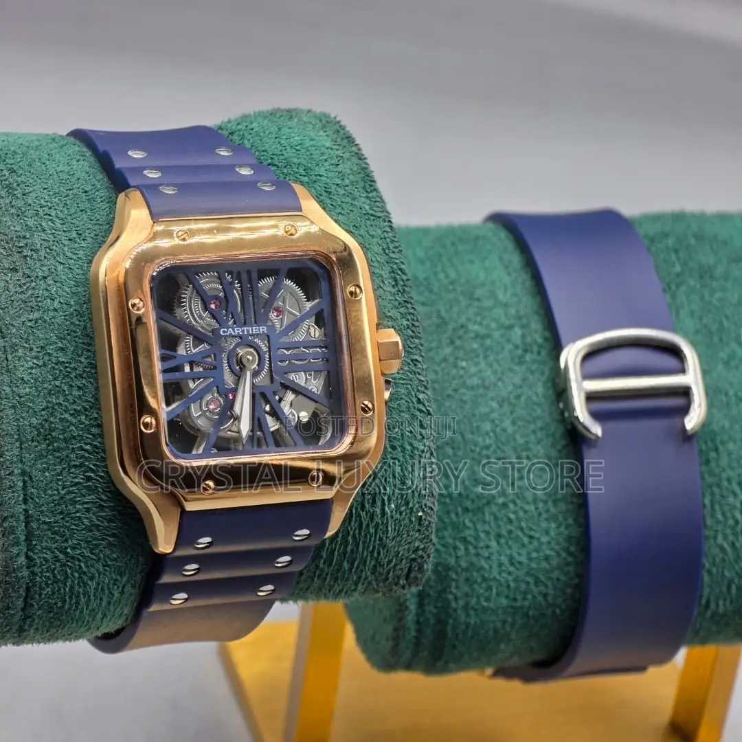 Cartier Santos Quality Luxury Men Automatic Engine Wristwatch