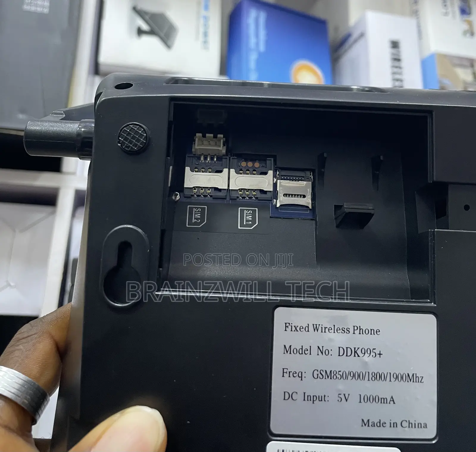 DDK 995+ Wireless Landline Phone | Dual Sim Slot