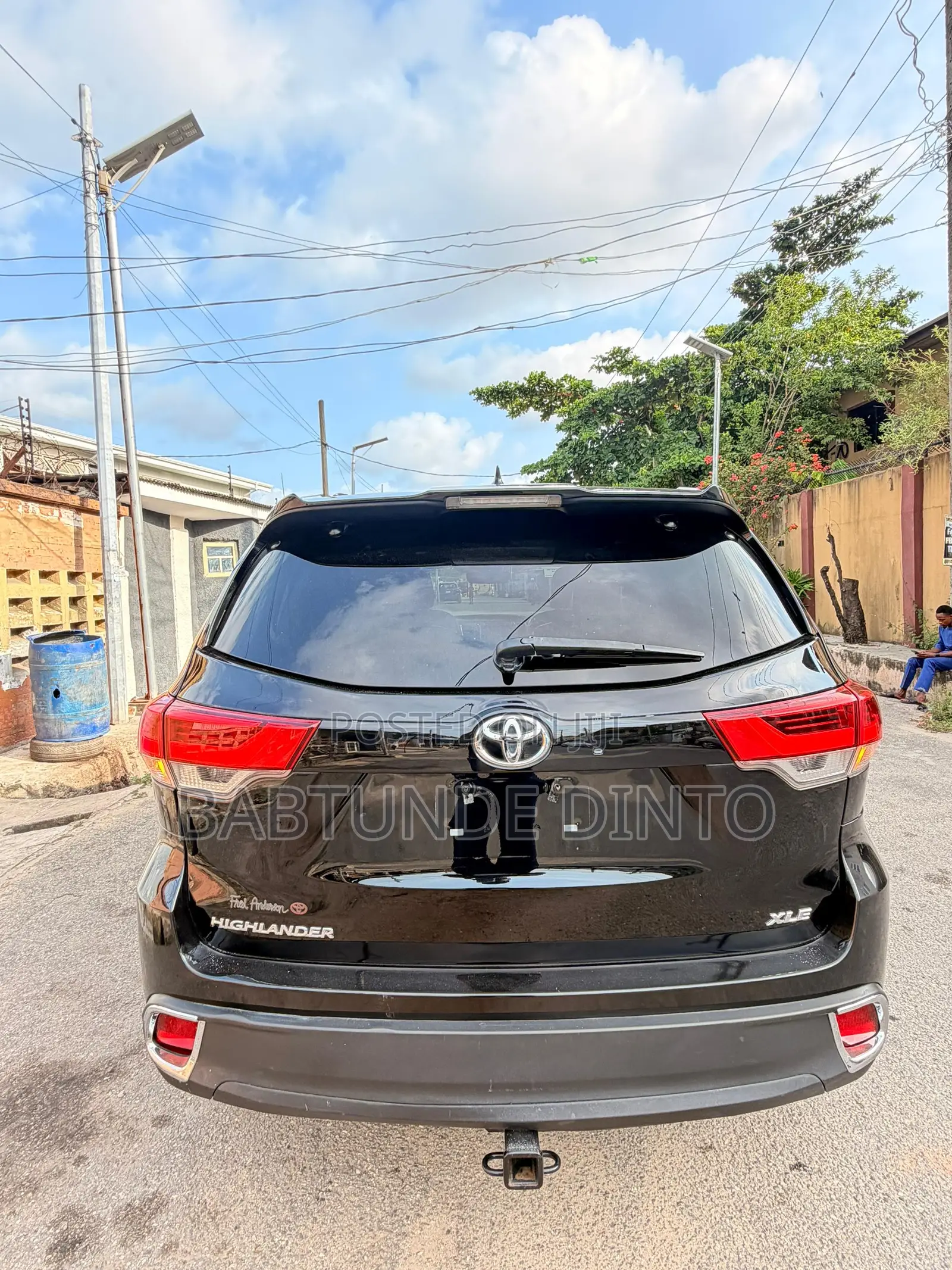 Toyota Highlander XLE 2019 Black