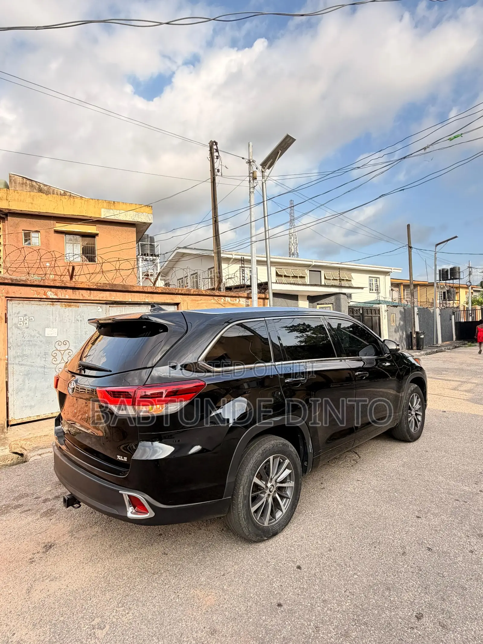 Toyota Highlander XLE 2019 Black