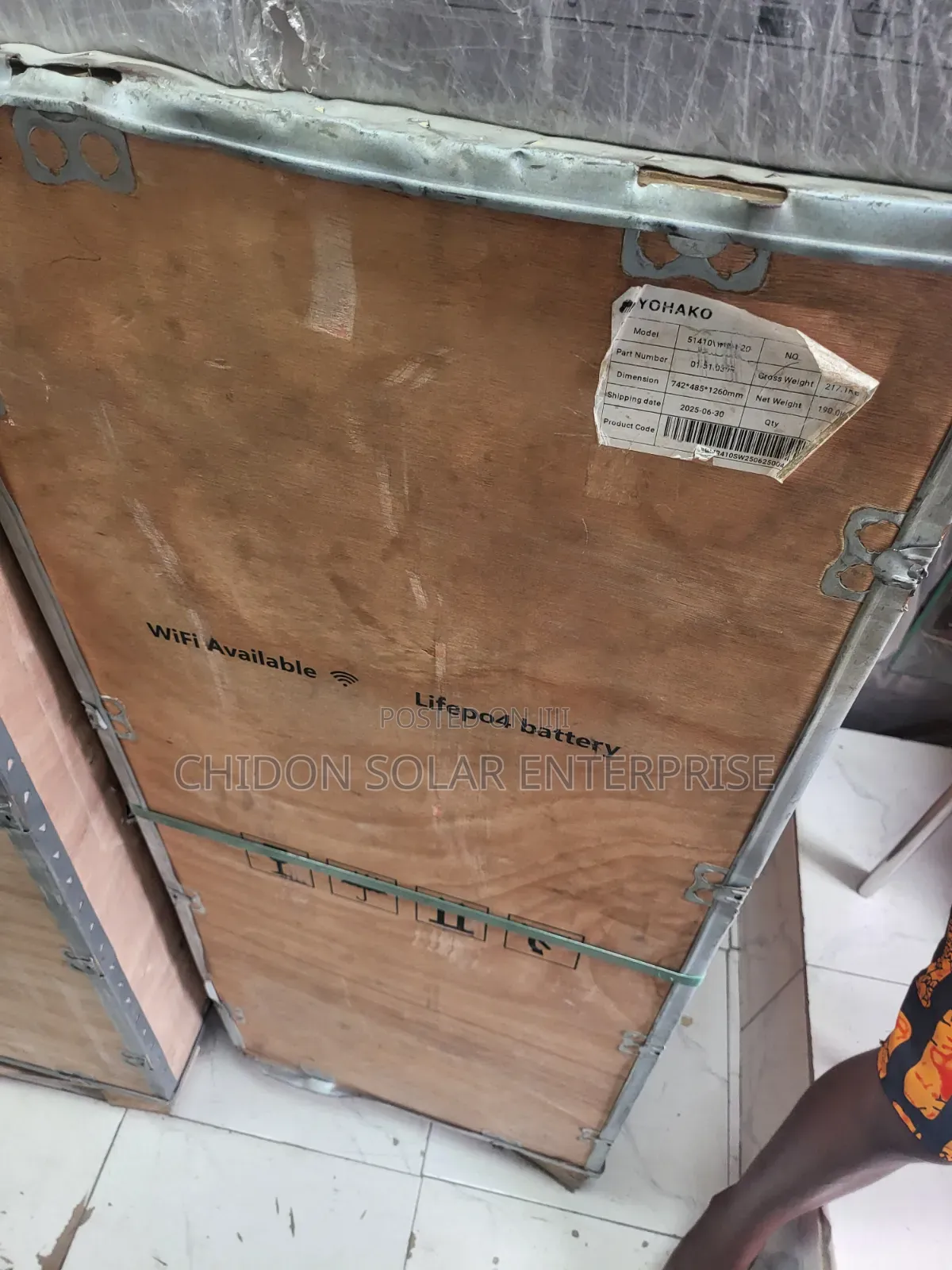 20kwh 51.2v Yohako Lithium Ion Battery