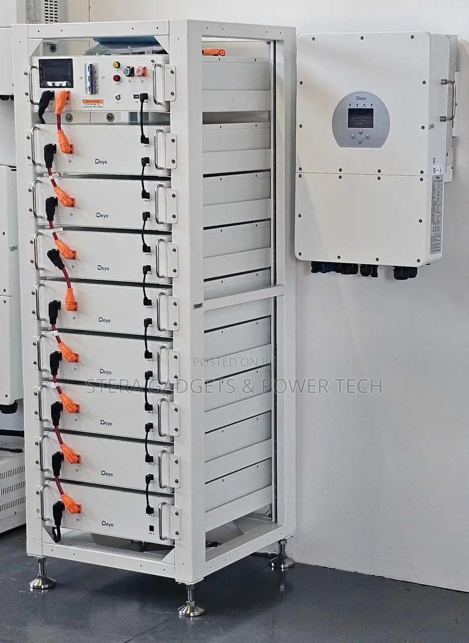 25kw High Voltage Inverter With Lithium Battery Solar Installation