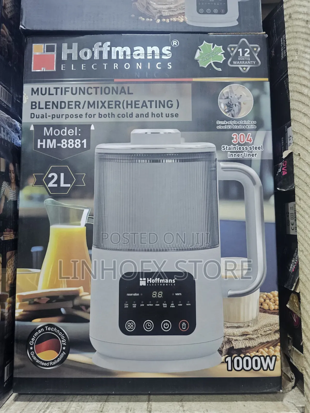Hoffman's Electronic Multifunctional Blender/Mixer(Heating)