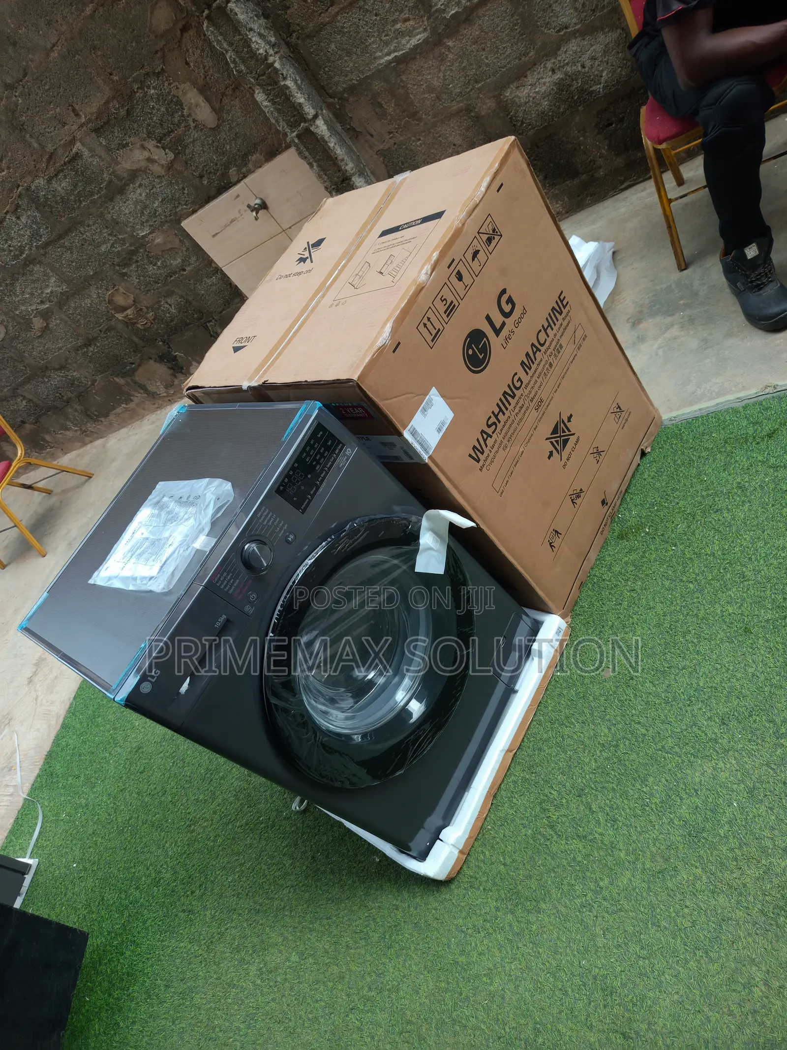 Lg 10.5 Kg Front Load Washing Machine Anti-Bacterial Drum