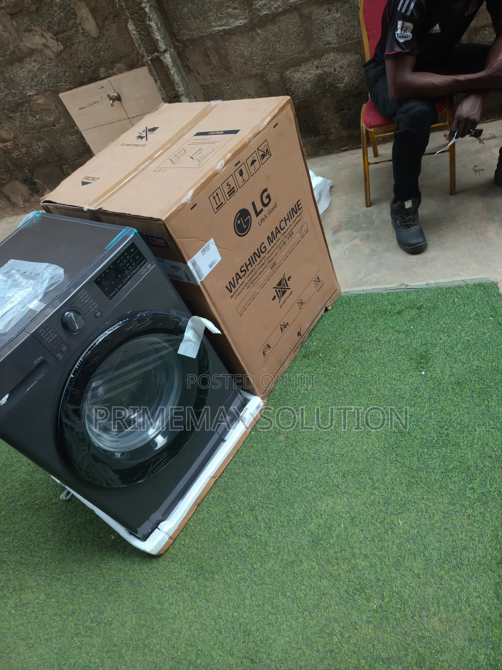 Lg 10.5kg Smart Inverter Washing Machine With Add Item