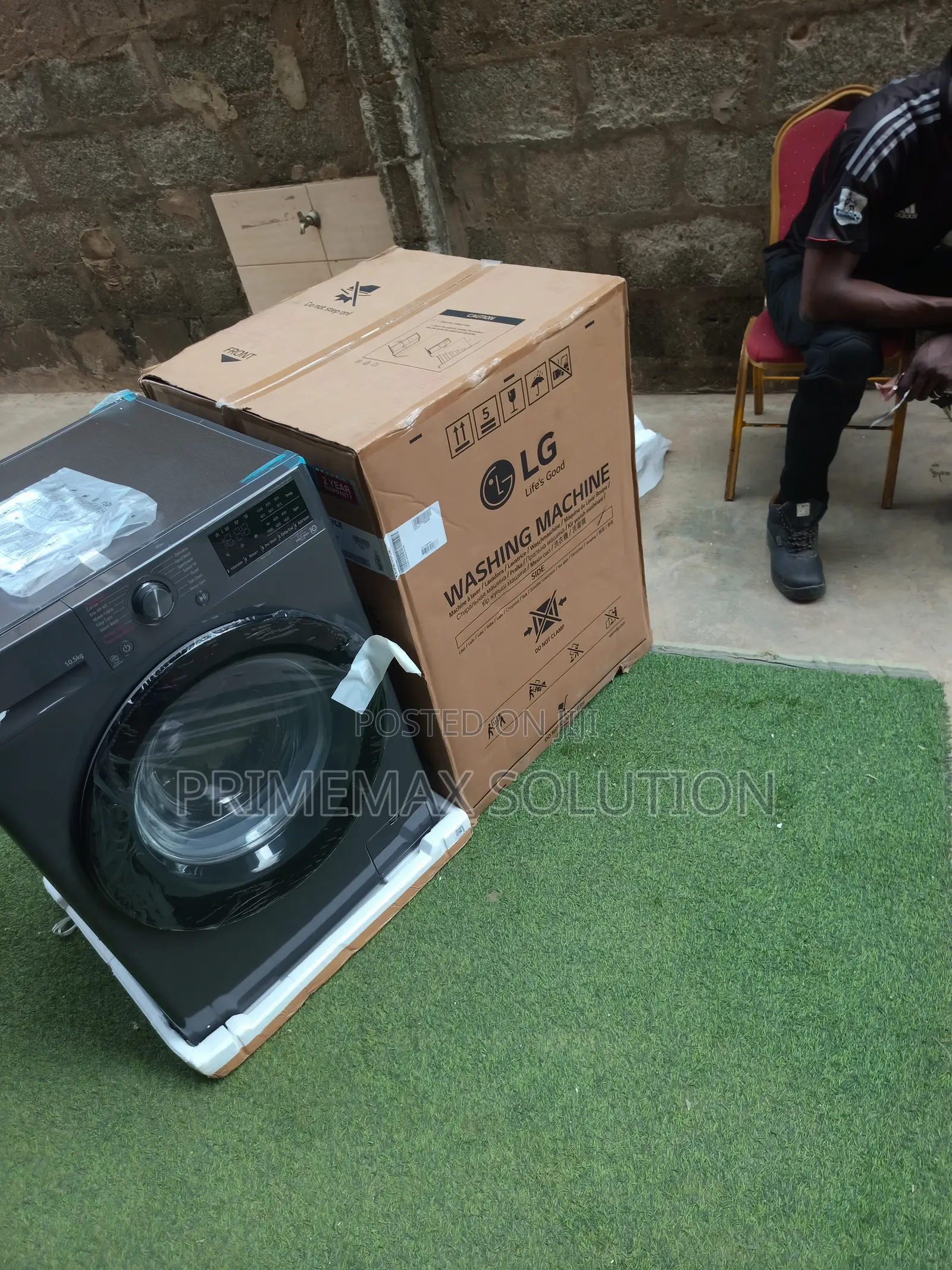 Lg 10.5 Kg Energy Star Front Loader Washing Machine
