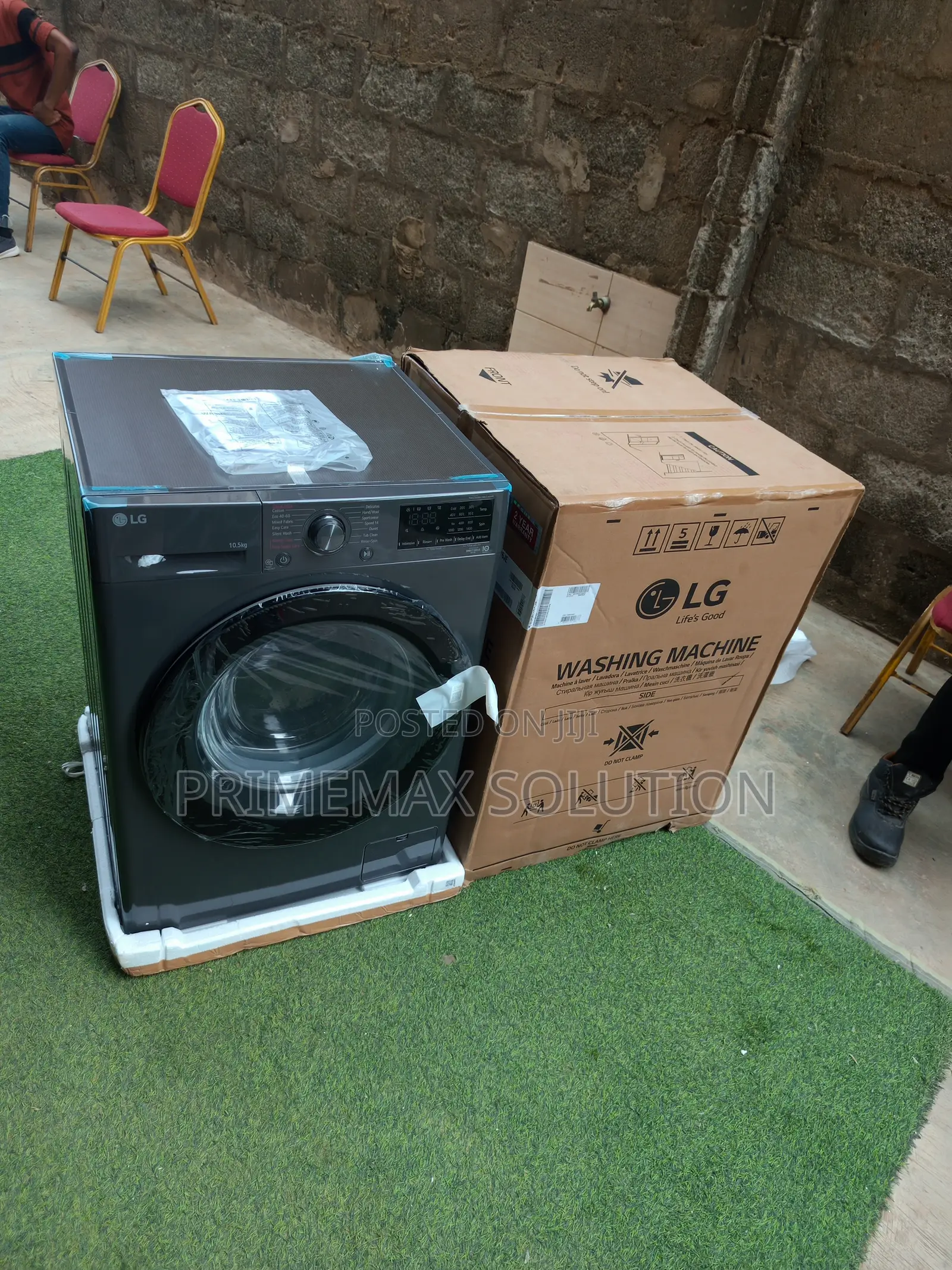 Lg 10.5kg Front Load Washing Machine With Steam Allergy Care