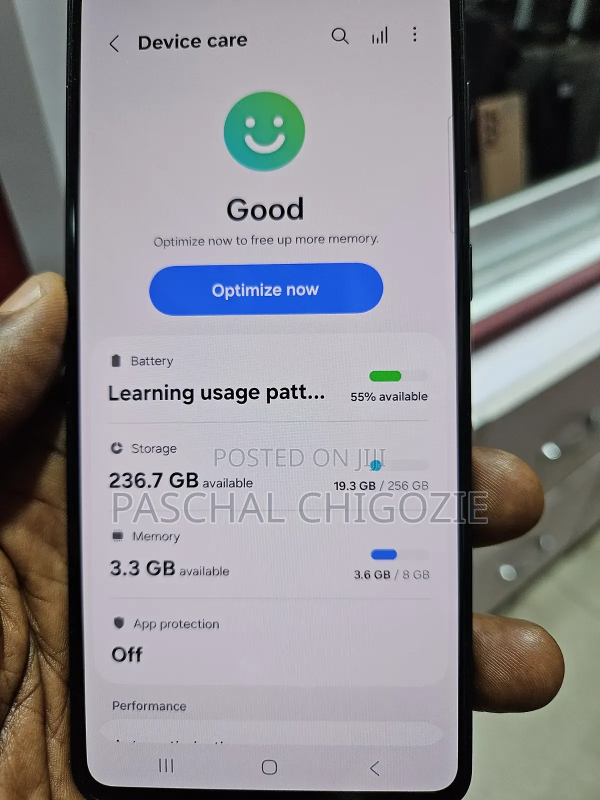 New Samsung Galaxy M55 256 GB Blue
