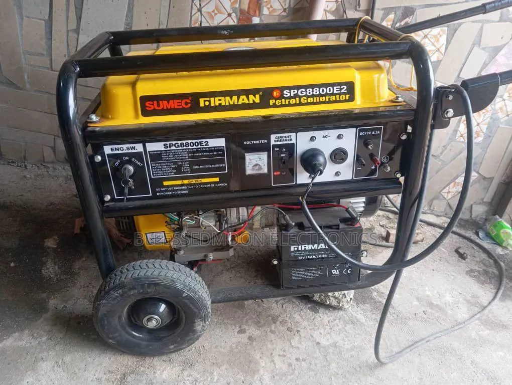 Sumec Firman 100 Percent Cooper Coil Generator 8.5kva 3 Yrs Warranty