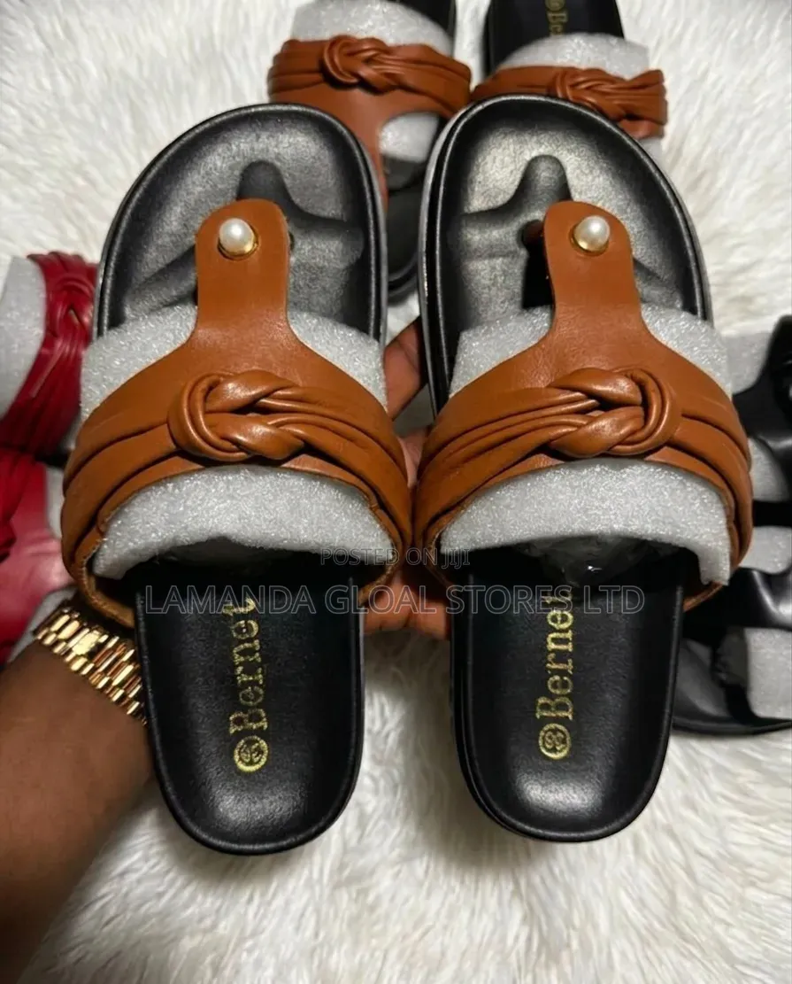 Bernet Knotted Luxury Thong Slides