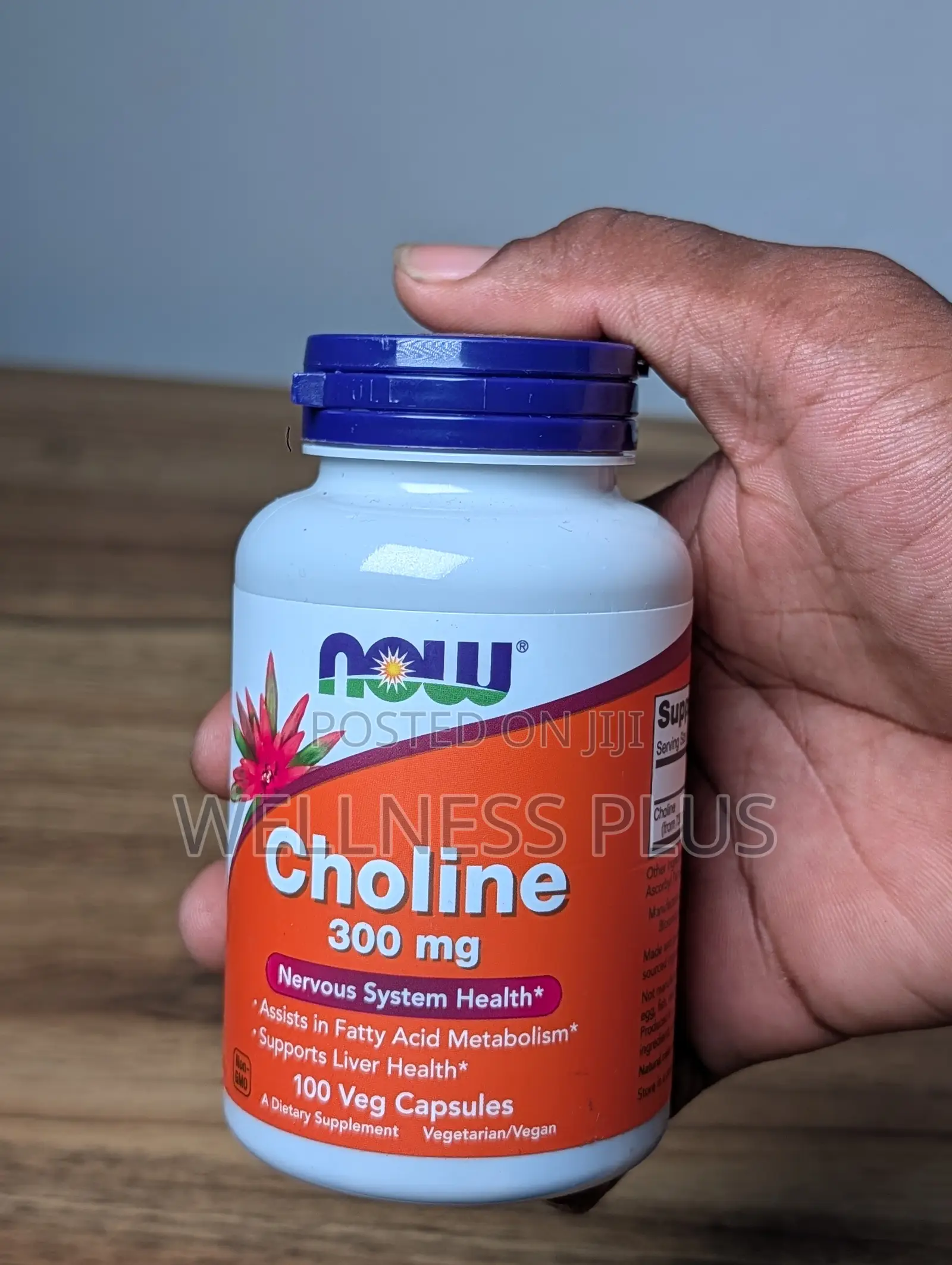 Now Choline 300mg 100 Caps | Brain Liver Support | Lagos