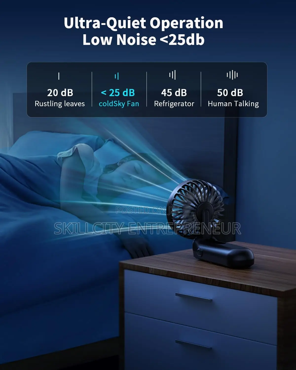 Portable Personal Fan With Led Screen 90