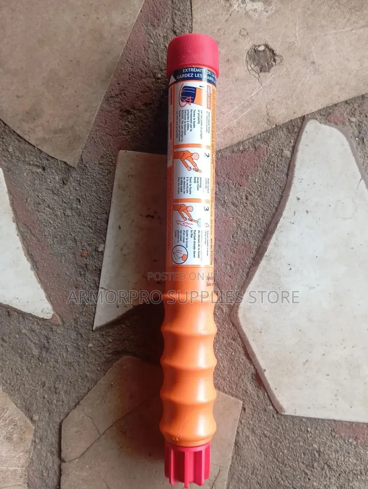 Marine Pyrotechnic Device Designed For Emergency Signaling
