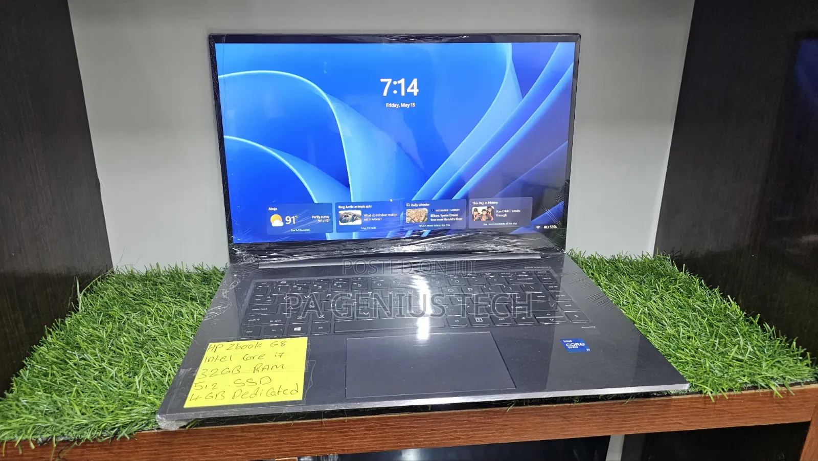 Laptop HP ZBook Studio G8 32GB Intel Core i7 SSD 512GB