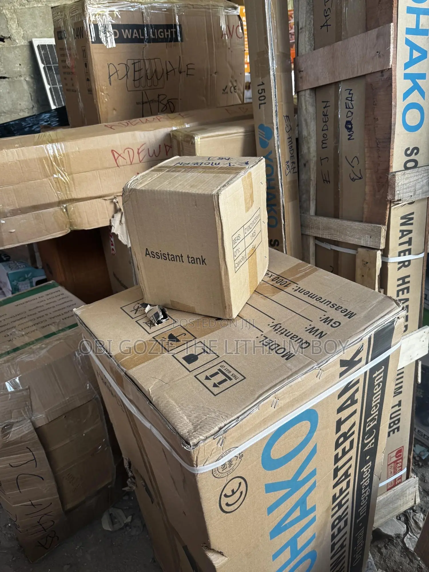 0nly Distributor of 150 L Ac /Dc Yohako Solar Water Heater Lagos Alaba