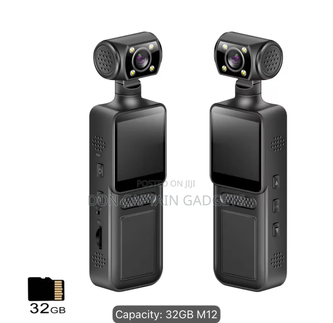 M12 Handheld Pocket Camera, Body Camera For Sports Outdoor Recording