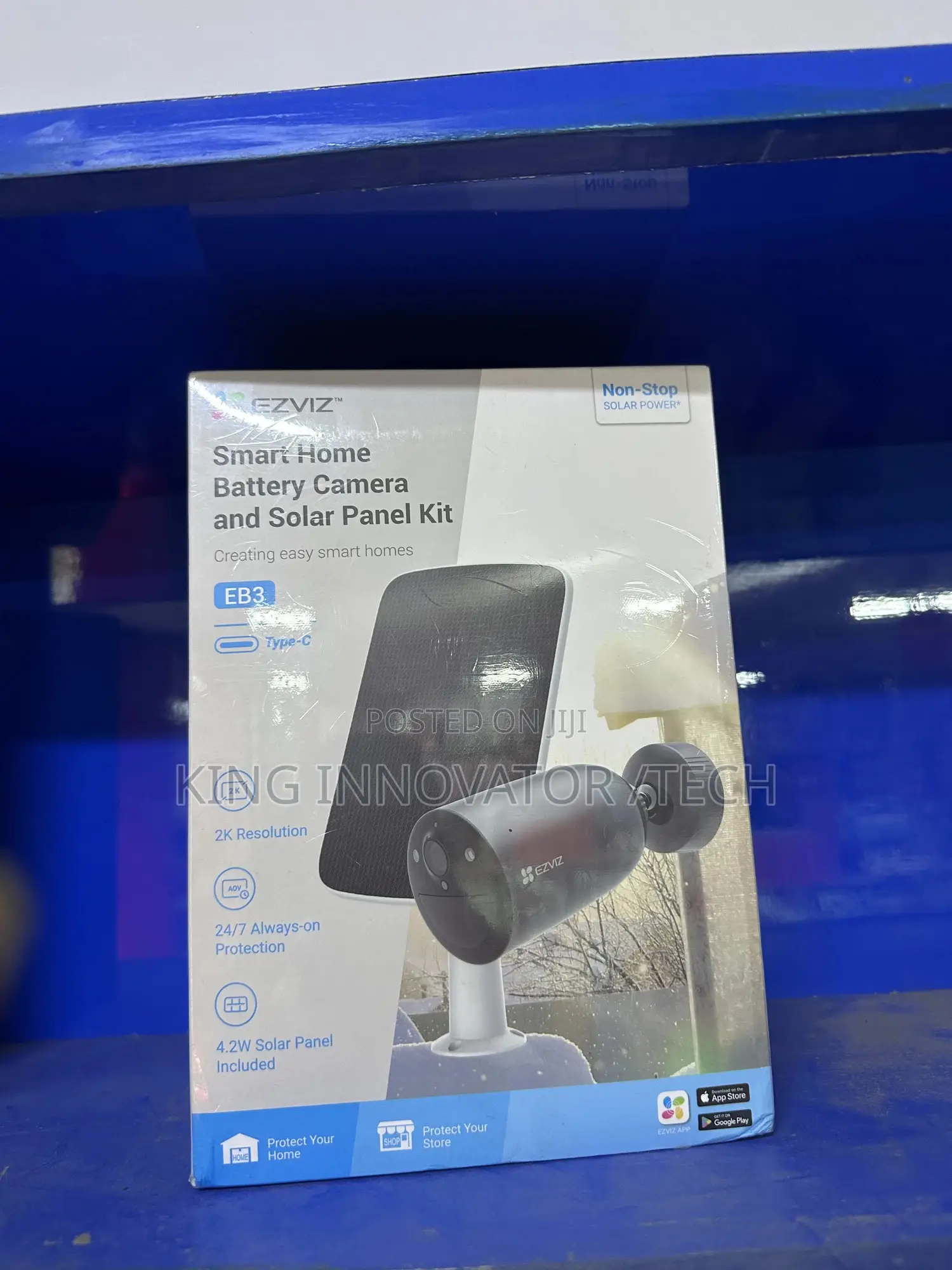 Ezviz Smart Home Battery Camera and Solar Panel Kit